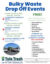 Fall Bulky Waste Drop off 2024